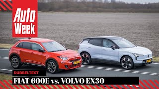Fiat 600e vs. Volvo EX30 - AutoWeek Dubbeltest