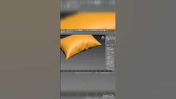 making pillow with modification and use of edit poly and relax modifiers