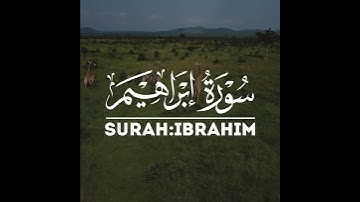 آجمل تلاوة القرآن الكريم سورة إبراهيم آجمل حالات واتس اب القرآنيه