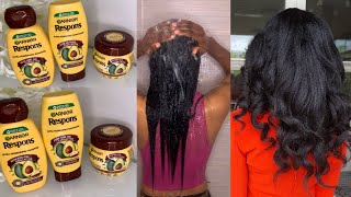 Product Review Garnier Respons Avocado And Shea Er Products On Relaxed Hair Demo
