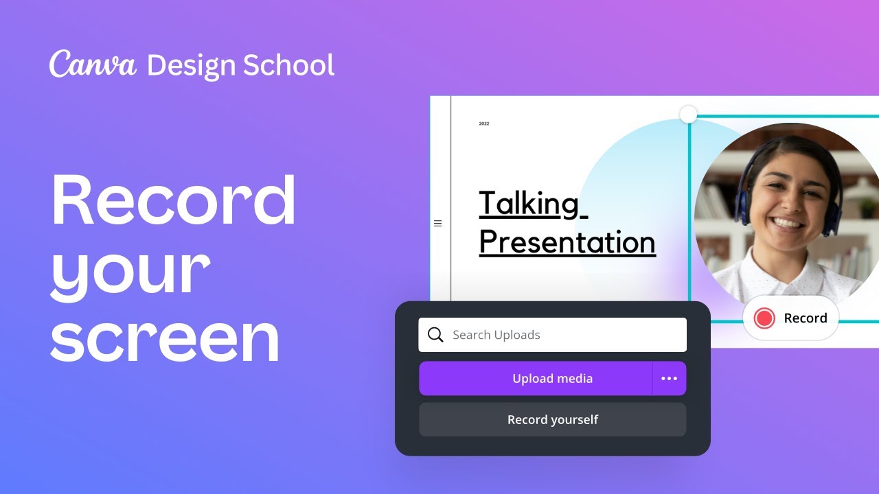 canva presentation recording