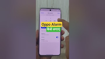 How to set alarm in Oppo mobile #techtricks #oppo #techtips