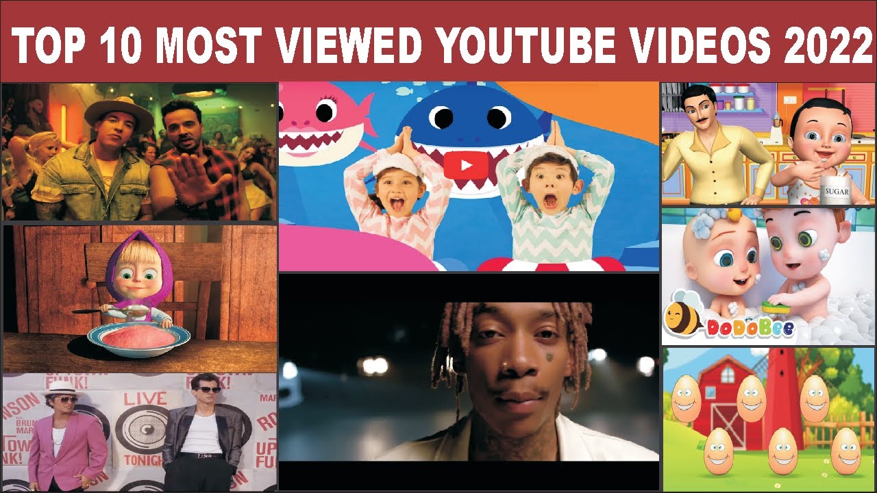 top 10 most viewed youtube videos 2022 [correcrtdata] #youtube #top #video #views #views #world