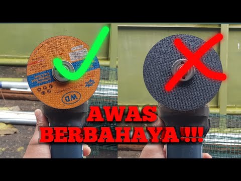 Cara Pasang Mata Pisau Gerinda Yang Benar