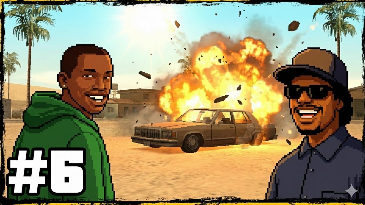 CJ blast the car || GTA San dreas ll episode 05 || ultimate gamer
