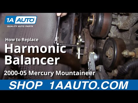 How to Replace Harmonic Balancer 00-05 Mercury Mountaineer