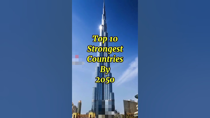 Top 10 Strongest Countries By 2050