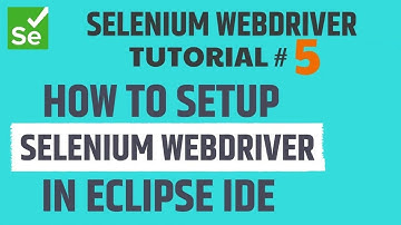 Selenium WebDriver Tutorial #5 - How to Setup Selenium WebDriver in Eclipse IDE