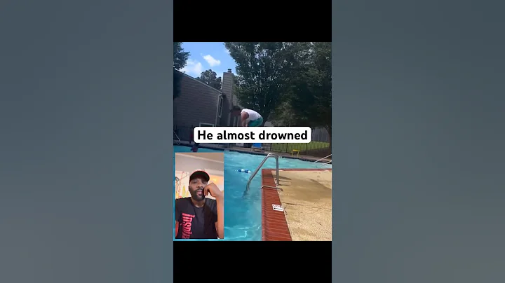 He almost drowned! 🫤🫤🫤