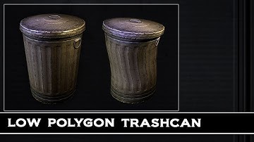 Autodesk Maya 2014 Tutorial- Trash Can Overview