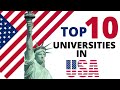 TOP 10 BEST UNIVERSITIES IN USA 2022 II QS RANKING 2022