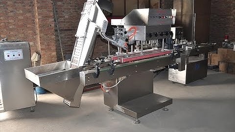 High-speed capper screw cap automatic capping machines bottle pressing system