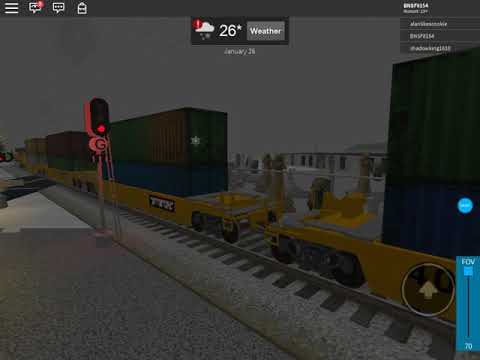 Railfanning Bnsf On Roblox Bnsf Leads Csx Grin Train Youtube - bnsf roblox