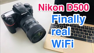 nikon d7500 wifi to computer