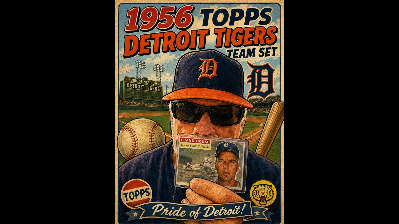 1956 Detroit Tigers Team Set from Topps - YouTube