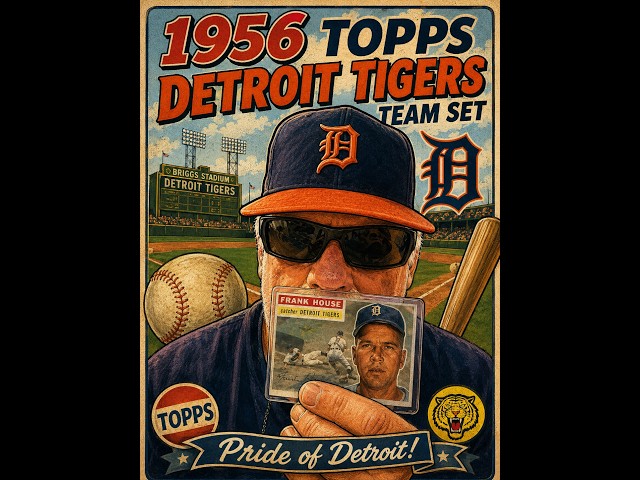 サインボール Detroit baseball club Tigers 1956 1956 Detroit Tigers Team Set from Topps - YouTube