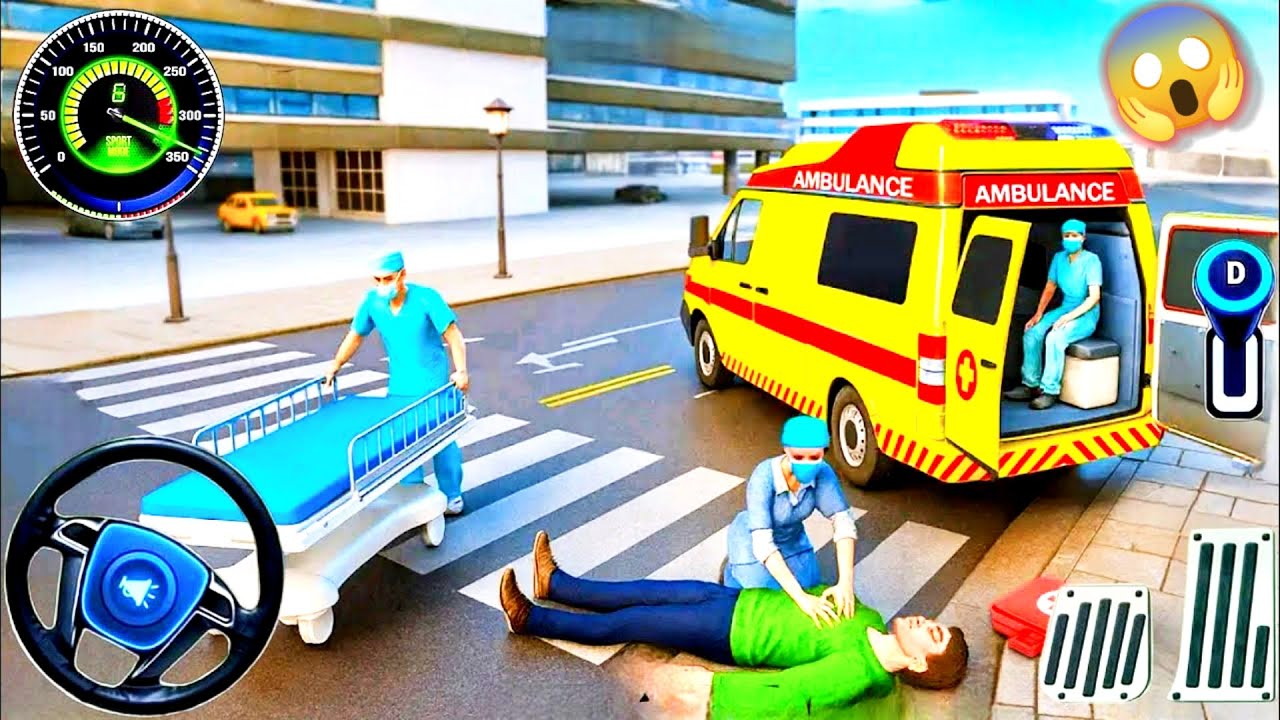 New Ambulance Game City Rescue 3D - Ambulance City Rescue Simulator - Car Game | Android Gameplay 