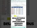 Belajar Rumus SUMIFS (Penjumlahan Beberapa Kriteria) #excel #exceltips #microsoftexcel