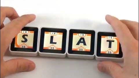 Word Play, only on original Sifteo Cubes