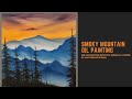 Simple Smoky Mountain Oil Painting - You can paint this!