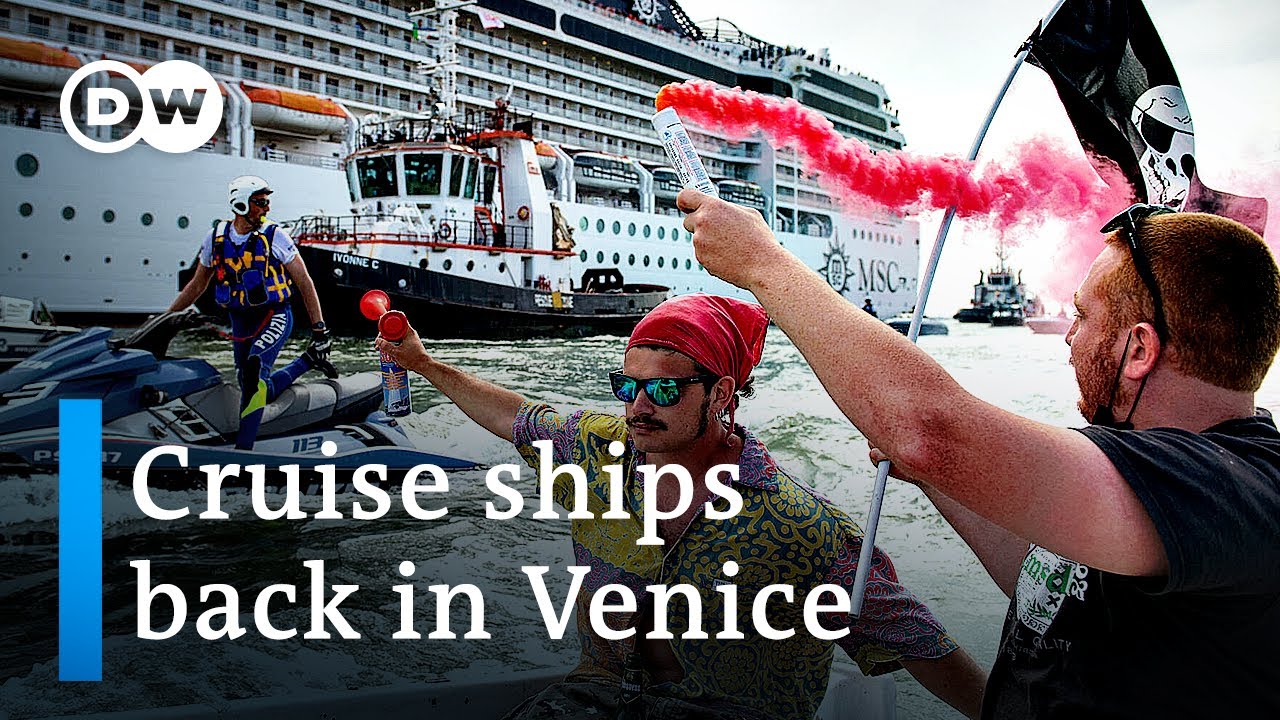 venice cruise ship protest