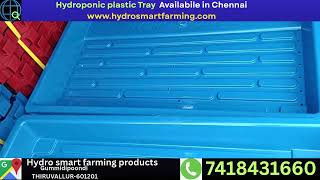 Hydroponic fodder plastic tray | nursery plastic tray #hydroponics #greenfodder 