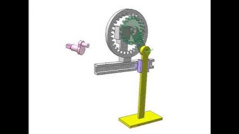 Gear linear translating motion 1a