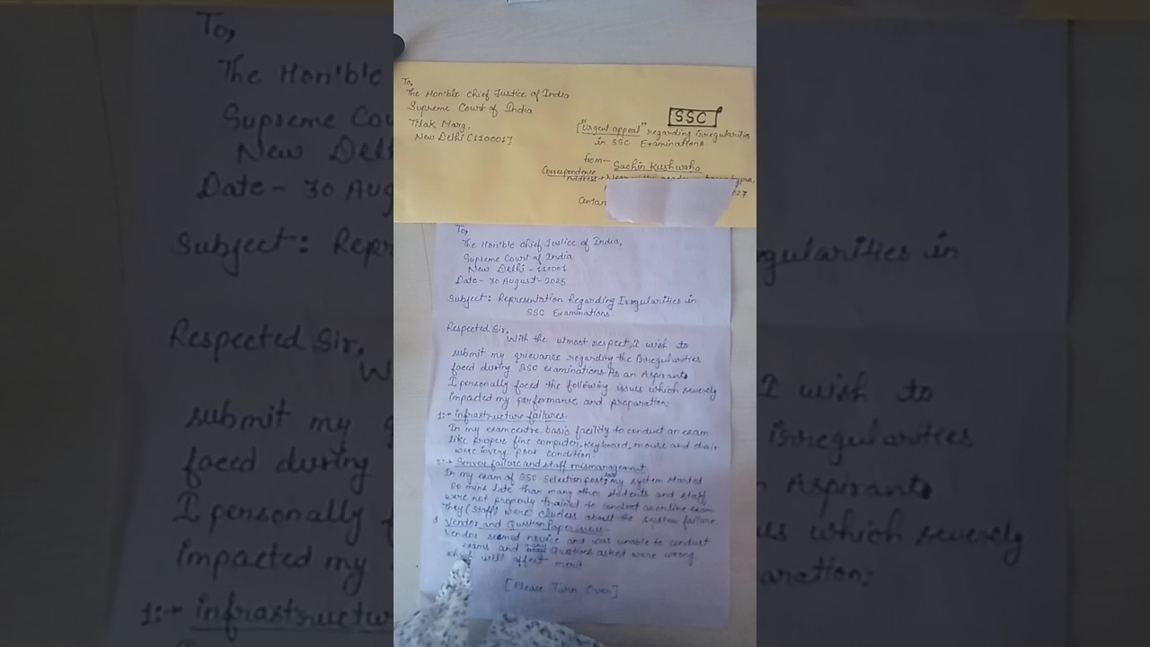 letter to chief justice of india 