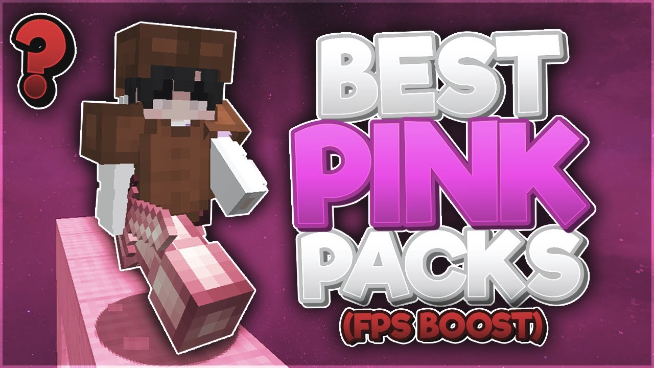 Best Pink Minecraft Bedwars Pvp Texture Packs Fps Boost 1 8 9 1 16 5 1 17 For Hypixel 21 Youtube