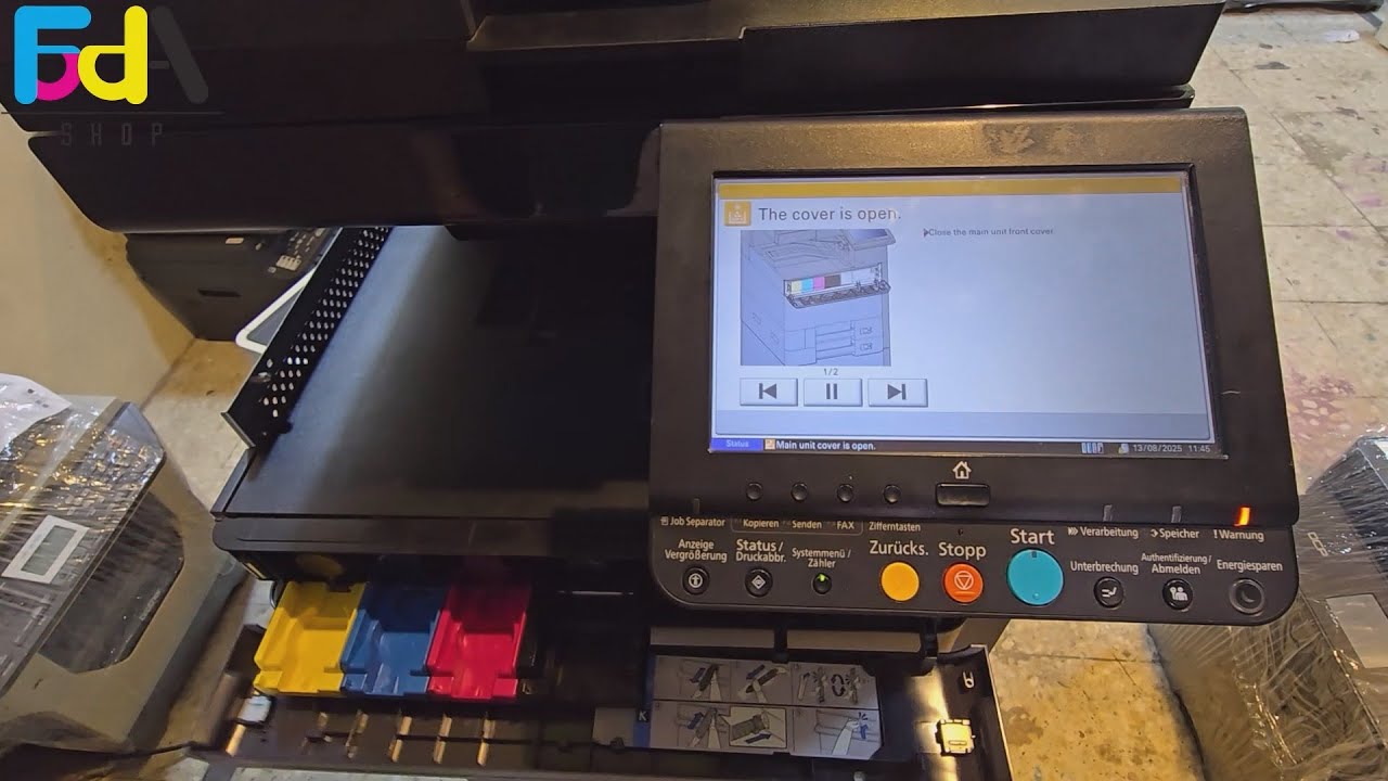 Kyocera / Triumph Adler / UTAX ( 06 / 07 ) Toner Door Release