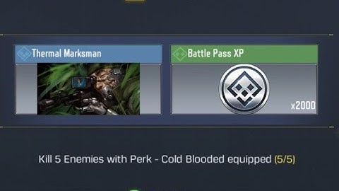 Kill 5 enemies with Perk - Cold Blooded equipped #CODMobile #NastlieOfficial