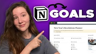 How to Achieve Your New Years Resolutions With Notion (free template) screenshot 4