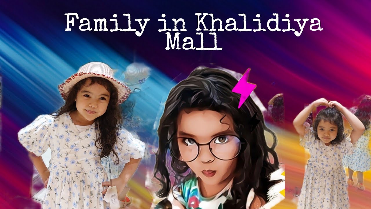 Family in Khalidiya Mall by Oum Ameerah YouTube