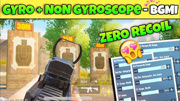 Zero Recoil Sensitivity Settings With Codes🔥Poco X3 Pro Best BGMI Sensitivity | Gyro + Non Gyro 2022