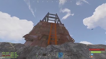 #rust部落 #失控进化 #生存游戏 一小时毕业清除老王霸占硫磺矿场