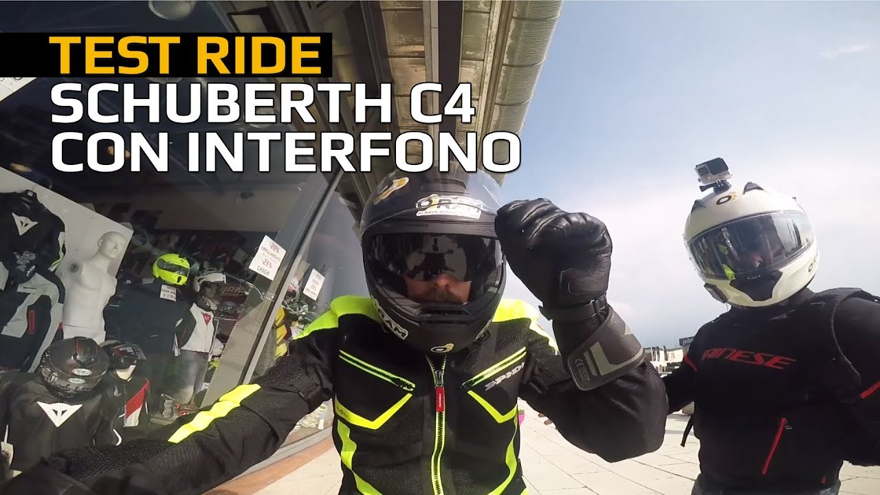 Schuberth C4 con interfono, provato su strada! - YouTube