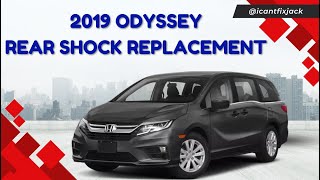 2019 Honda Odyssey Rear Shock Replacement (Model Years 20182024  Generation 5 Odyssey)