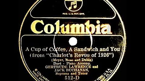1926 HITS ARCHIVE: A Cup Of Coffee, A Sandwich And...