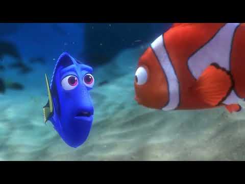 Marlin And Dory With Moonfish Scene Finding Nemo 2003