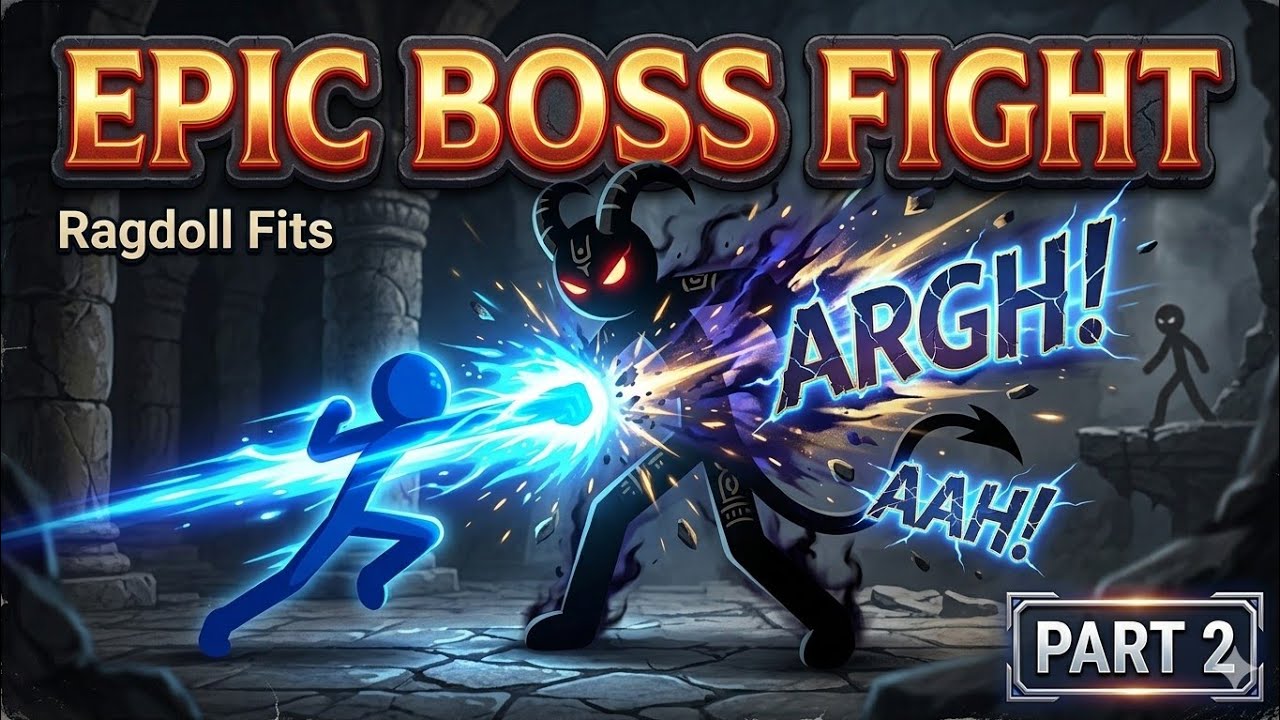 Can We Beat the Final Boss? ⚡ | Ragdoll Fits Epic Combat Walkthrough ...