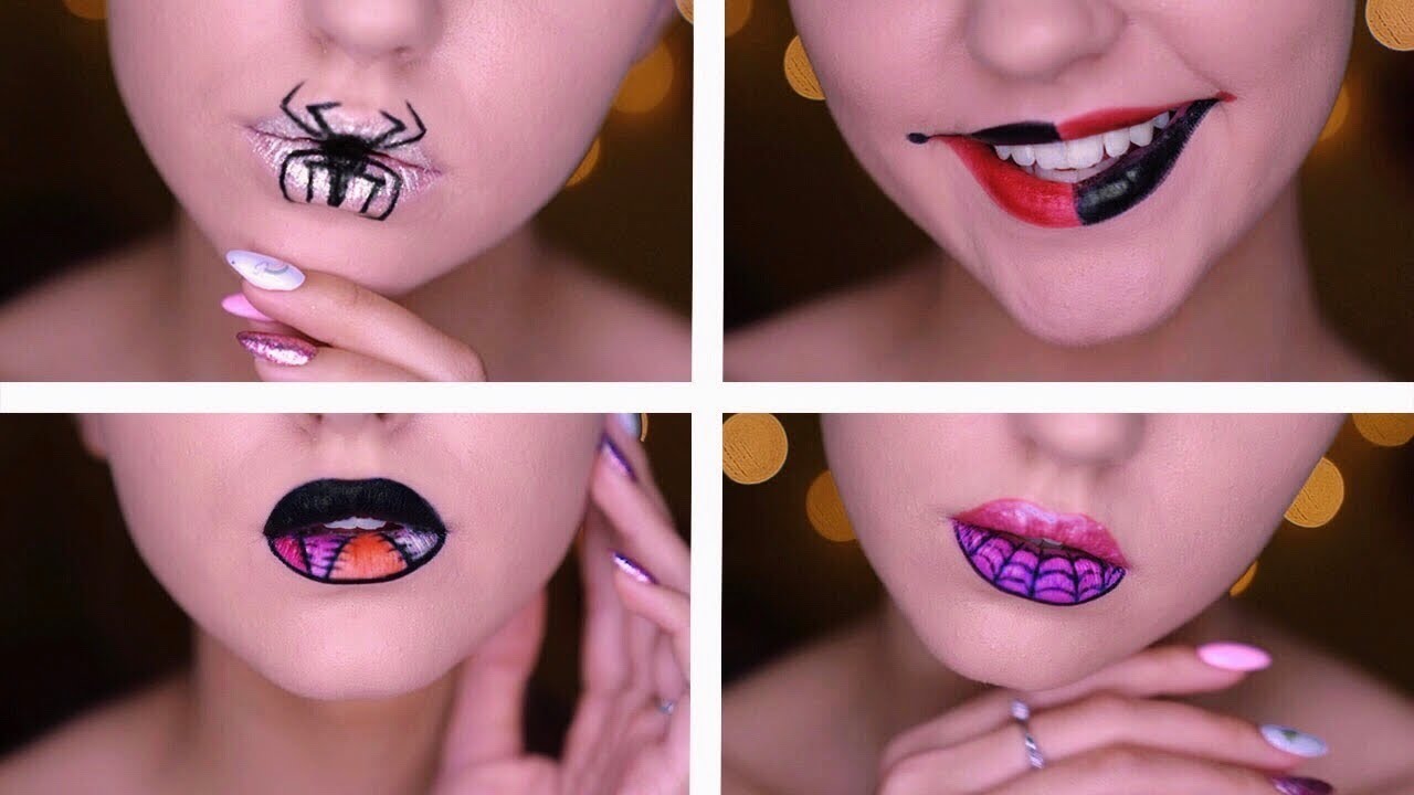 МАКИЯЖ ГУБ НА ХЭЛЛУИН / HALLOWEEN LIPSTICK TUTORIAL // ЕВА МИЛЛЕР YouTube
