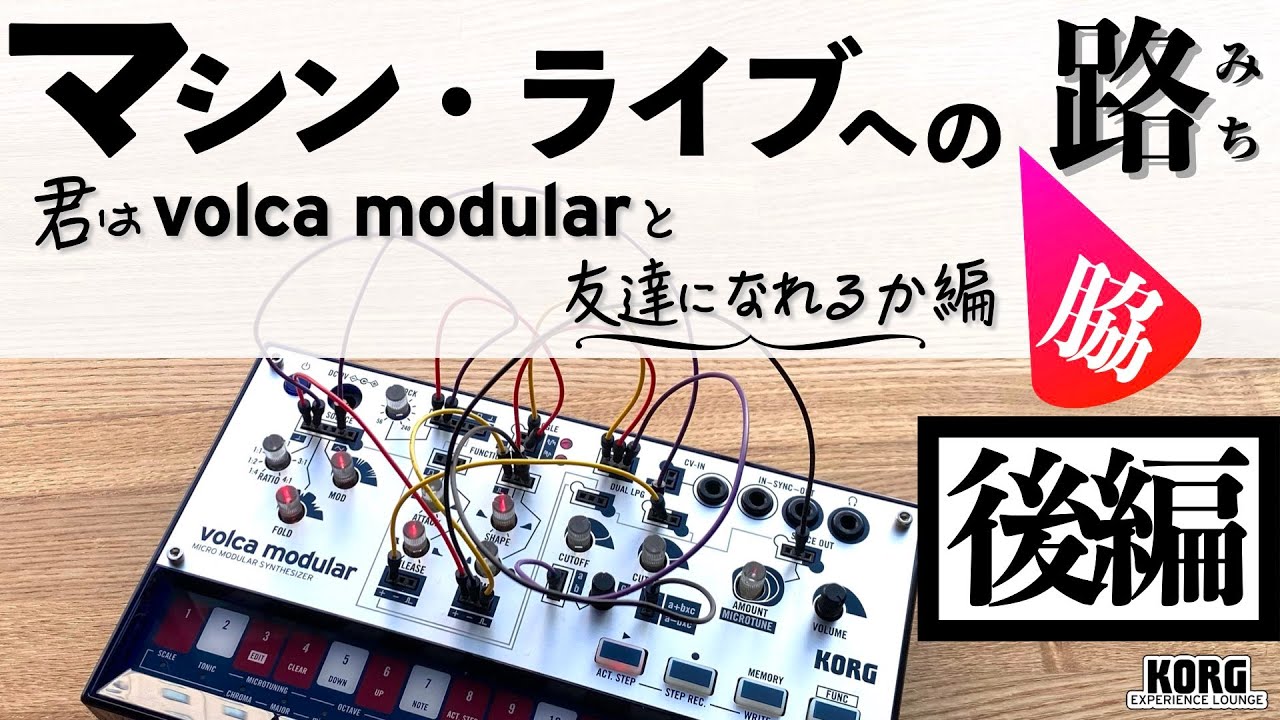 マシンライブへの脇道 ~君は volca modular と友達になれるか 編~ 後編