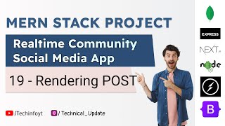 Rendering Users Posts | Mern Social Media App