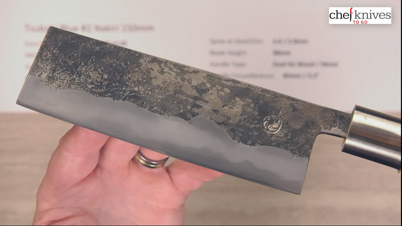 TSUBAKI Blue #2 Nakiri 150mm|Carbon Steel