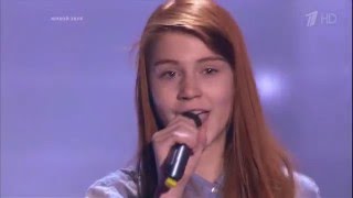 The Voice Kids RU 2015 Polina — «Domino» Blind Audition | Голос Дети 2. Полина Романова. СП