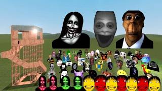 Kuchisake Onna, Yoshie kimura, Alpha Wyrms, Jungler Original, Termina...Vs Towers In Garry's Mod