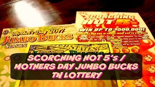 Scorching hot 5s Mothers Day 2017 Jumbo Bucks | Tn Lottery