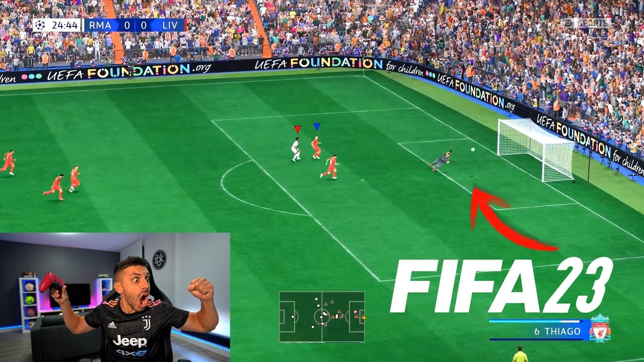 Jogando fifa 23 na tv box 😱 #fifa23 #fifa #fifa2022 #fut #mpappe #tvb