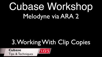 Cubase Workshop ARA 2 Integration clip 3