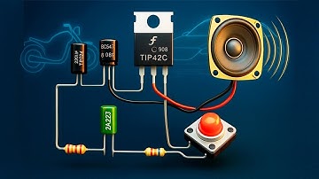 Powerful Security Alarm Siren Circuit | DIY Loud Car & Motorbike Alarm Build